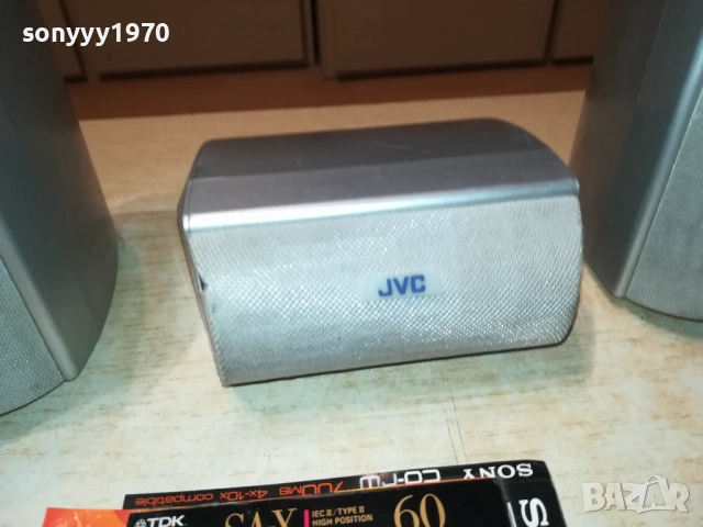 JVC X3-ЦЕНТЪР И ДВЕ КОЛОНИ-ВНОС SWISS 2408250716, снимка 4 - Тонколони - 51469548
