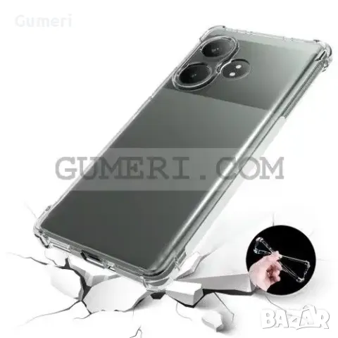 Realme GT 6 Противоударен Прозрачен Гръб С Подсилени Ръбове "Air", снимка 3 - Калъфи, кейсове - 48037043