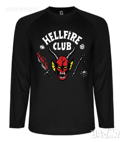 НОВО! Мъжки тениски HELLFIRE CLUB - Stranger Things! Поръчай тениска по твой модел!, снимка 5 - Тениски - 37672414
