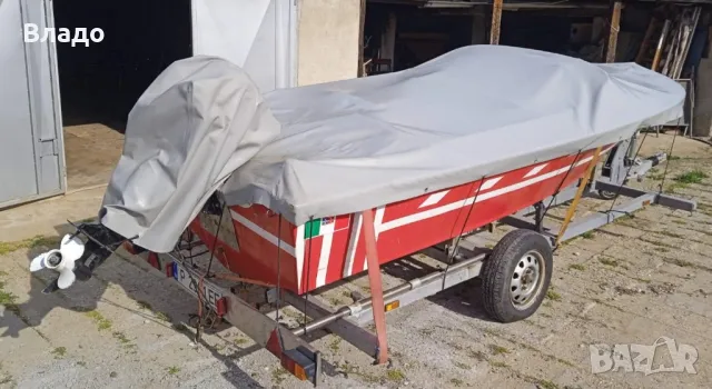 Лодка с двигател и колесар , снимка 2 - Воден транспорт - 49492300