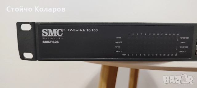 SMC EZ Switch 10/100, SMCFS26, снимка 2 - Суичове - 52457363