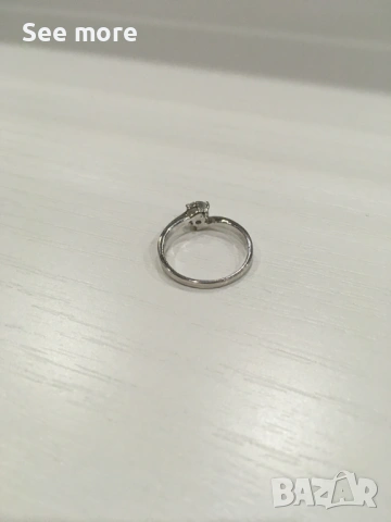 Пръстен сребро тип годежен, снимка 5 - Пръстени - 53445070