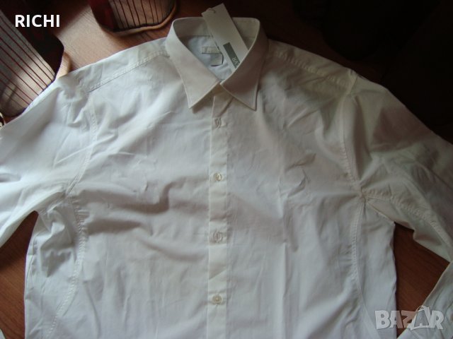 НАМАЛЕНА НА 50лв - ADIDAS SLVR – нова риза памук дълъг ръкав, снимка 3 - Ризи - 28194614