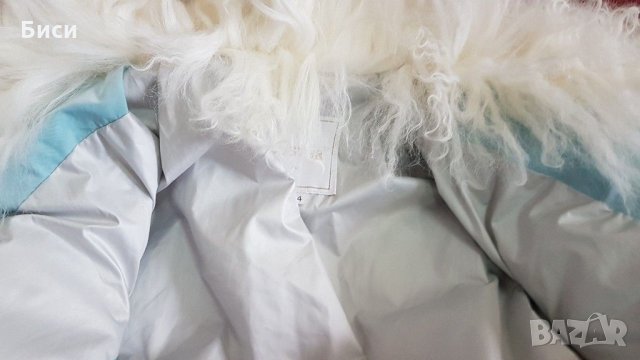 Марково италианско яке,непромокаема материя,естествена кожа,естествен косъм лама, снимка 8 - Палта, манта - 35373929