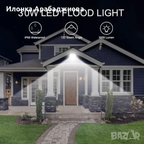 S L I M LED прожектор 30W/50W СУПЕР ВИСОКО КАЧЕСТВО, снимка 1