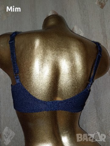 MARIE JO 80 D Син сутиен с богата бродерия , снимка 5 - Бельо - 42982772