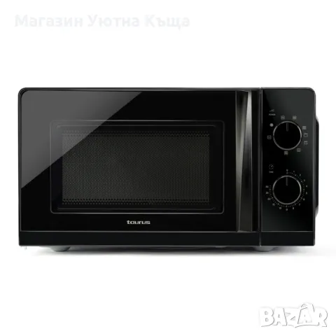 НОВА Микровълнова с Гаранция Taurus Ready Black Grill, снимка 2 - Микровълнови - 49676421