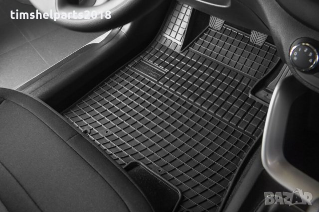 Гумени стелки Frogum за Peugeot Partner 1999-2010/Citroen Berlingo 1999-2010 4 части черни, снимка 4 - Аксесоари и консумативи - 32422844