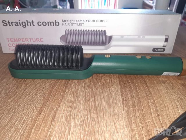 Електрическа четка за изправяне на коса 45w, снимка 2 - Продукти за коса - 43360924