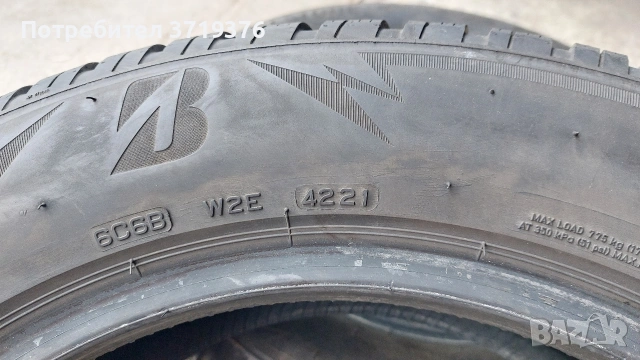 Зимни гуми 235 55 17 Bridgestone 2 броя , снимка 7 - Гуми и джанти - 53396099