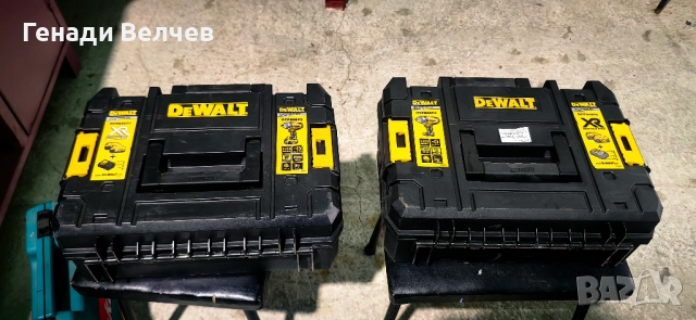 Продавам 2 броя куфари на Девалт за ударен гайковерт. Единият е нов. Цена 40лв за брой. Намират се в, снимка 2 - Други инструменти - 51699961