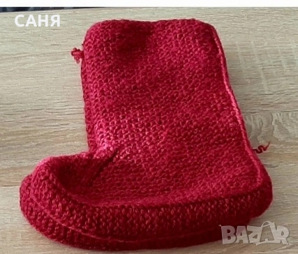 Вълнени чорапи и терлици ,от домашна прежда, снимка 6 - Дамски чорапи - 53137319