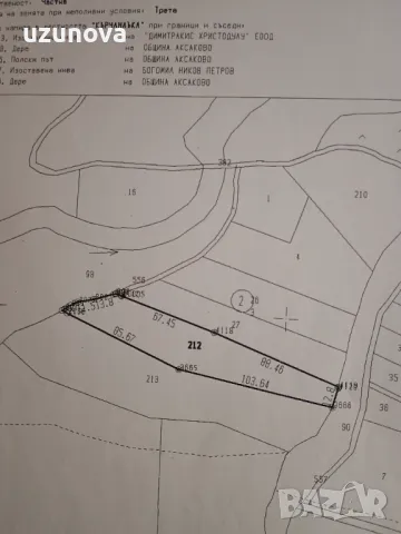 Собственици -4.553 дка.Осеново, снимка 2 - Парцели - 48727327