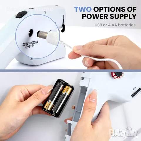  Преносима електрическа мини шевна машина YY YITIKA , снимка 6 - Шевни машини - 49870770