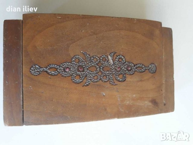 Стара дървена кутия , снимка 8 - Други ценни предмети - 28909491
