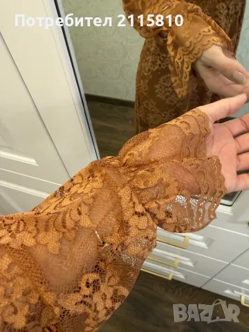 Дамска елегантна рокля дантела , снимка 4 - Рокли - 48973777