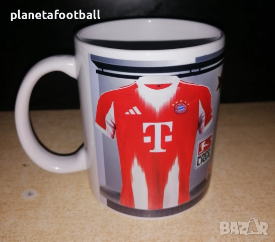 Фен Чаша на Байерн Мюнхен с име и номер сезон 2025/26!Футболна чаша на Байерн Мюнхен!Bayern Munich!