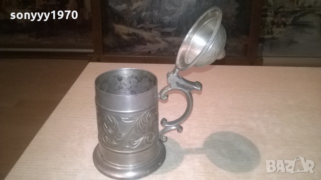 МЕТАЛНА РЕТРО ХАЛБА-16Х14Х10СМ-ВНОС ХОЛАНДИЯ, снимка 5 - Антикварни и старинни предмети - 27810380