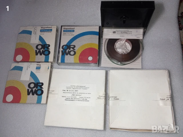 Магнетофонни ролки 6 броя, снимка 1