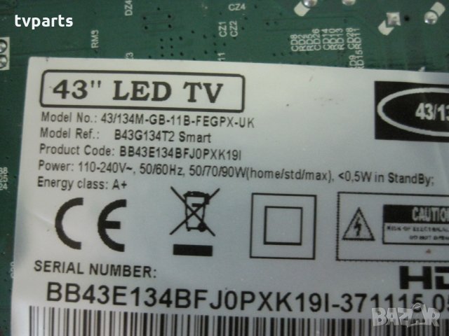 Мейнборд TP.MS6486.PB711 BLAUPUNKT 43/134M-GB-11B-FEGUX-UK 100% работещ, снимка 6 - Части и Платки - 27946185