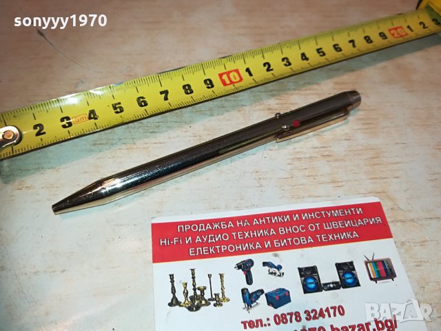 златна метална химикалка с механизъм 4 цвята 0804211149, снимка 4 - Антикварни и старинни предмети - 32471281