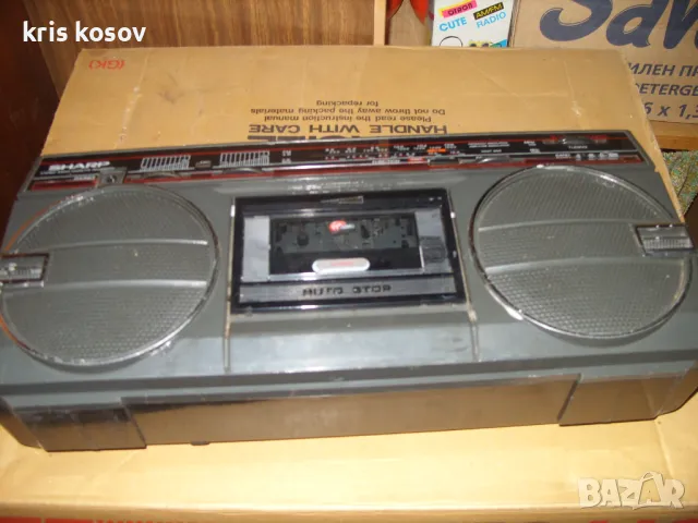  стерио радио касетофон марка Sharp/модел;GF3939 Y, снимка 2 - Радиокасетофони, транзистори - 49261257