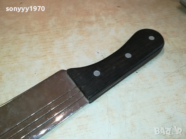 кукри-мачете инокс хром 57х11см от франция 1911231616, снимка 5 - Антикварни и старинни предмети - 43059844