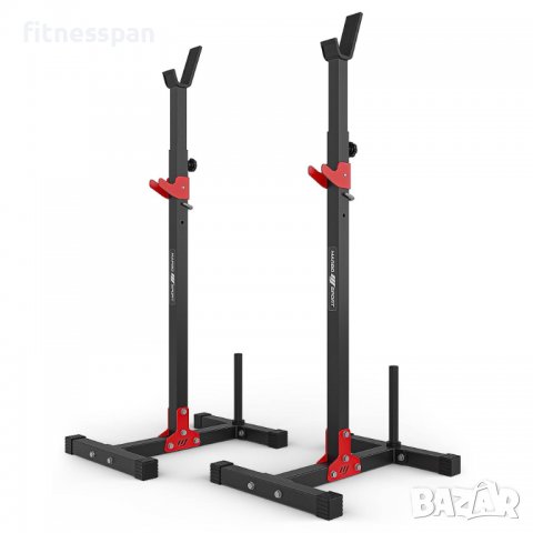 Стойки за клек с допълнителни тръби за редене на дискове, снимка 2 - Фитнес уреди - 37561078