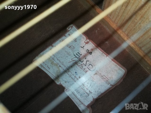 поръчана-EKO MODELLO J.54 GUITARS MADE IN ITALY 3110211727, снимка 13 - Китари - 34643453