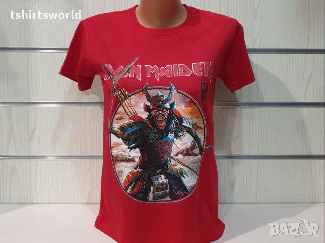 Дамска тениска с дигитален печат на музикалната група IRON MAIDEN - Senjutsu Album Palace Circle, снимка 6 - Тениски - 37106770