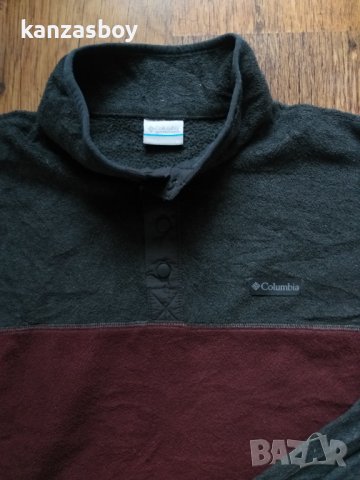 COLUMBIA Half Zip Fleece - страхотен мъжки полар, снимка 4 - Спортни дрехи, екипи - 43354604