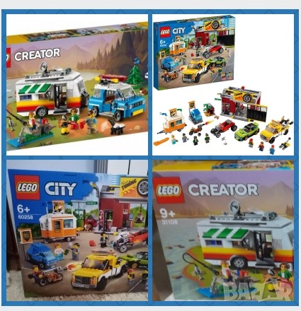 Чисто ново Lego Creator 3 in 1 31108 и Lego City 60258