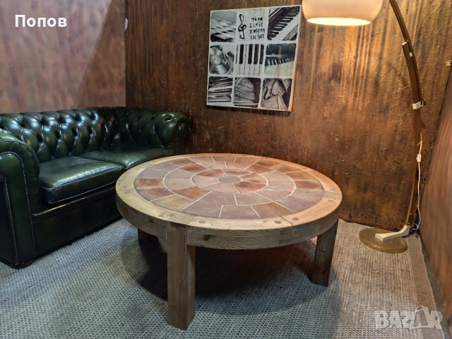 Дизайнерска датска маса за кафе, снимка 4 - Маси - 53214817