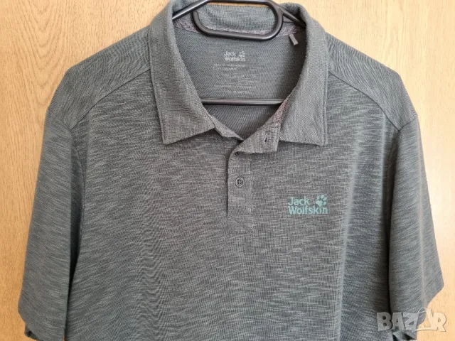 Мъжки поло тениска Jack Wolfskin Travel Polo, размер L-XL, снимка 2 - Тениски - 50007672