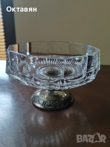 Кристална бонбониера, снимка 4 - Декорация за дома - 53171296