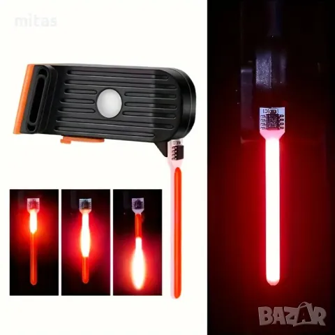 LED TAIL LIGHT стоп светлина за велосипед с висока яркост, линия - USB, снимка 2 - Аксесоари за велосипеди - 47571106