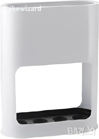 Стойка за чадър, стойка за чадър с подвижна тава за отцеждане 28 x 22 x 9 cm, бял НОВА, снимка 1