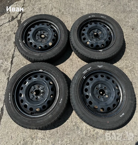 Железни джанти 4х100 Peugeot 107 Citroen C1 Toyota Aygo 