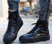 Спортни обувки в черно  AA-05, снимка 1 - Кецове - 36663818