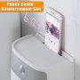 17500 Лепяща пластмасова поставка органайзер за тоалетна хартия с чекмедже, снимка 2