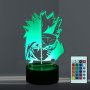 3D илюзионна нощтна лампа + подарък мини лампа за USB, снимка 1