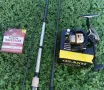Комплект мач въдица ( 3.90мт 220гр) с макара 11 лагера и корда. Нови , снимка 4