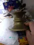 Масивен свещник бронз, снимка 1