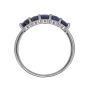 Класически Пръстен със Сапфири Сребро 925, снимка 3