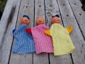 Стари кукли за куклен театър,Трите Прасенца, снимка 1 - Антикварни и старинни предмети - 27063917