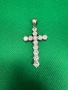 Масивен сребърен кръст с 12циркона. №7701, снимка 1