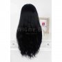 Дълга черна чуплива лейс фронт перука Линда, снимка 2