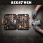 Професионален комплект инструменти Bigstren, гаечни ключове, битове, глави 3/8, 1/4, 72T, куфар, снимка 6