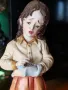 Статуетка върху дървена основа.Scaggiari.Италия., снимка 3