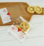  50 бр Снежен човек Коледни новогодишни опаковъчни пликчета торбички за дребни сладки и подаръци, снимка 2